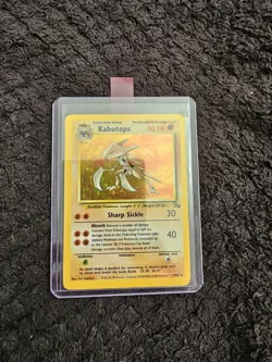 Kabutops Fossil Rare Holo 9/62 Wizards of the Coast (WOTC) 1999 pokemon - Image 1