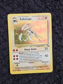 Kabutops Fossil Rare Holo 9/62 Wizards of the Coast (WOTC) 1999 pokemon - Image 5