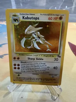 Kabutops #9/62 Holo Rare - Fossil WOTC Pokemon TCG - - Image 1