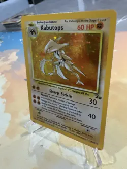 Kabutops #9/62 Holo Rare - Fossil WOTC Pokemon TCG - - Image 2