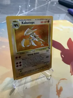 Kabutops #9/62 Holo Rare - Fossil WOTC Pokemon TCG - - Image 3