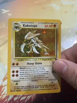 Kabutops #9/62 Holo Rare - Fossil WOTC Pokemon TCG - - Image 4