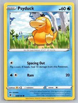 Pokemon Psyduck 028/189 Astral Radiance Common Water Regular TCG Card NM - Image 1