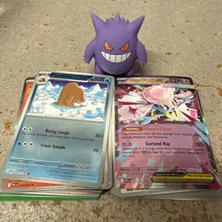 Phantasmal Flames Pokemon Cards Bulk With Gengar And One Hit - Image 1