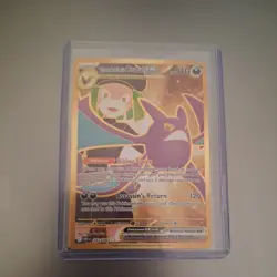 Team Rocket's Crobat Ex 242/182 Hyper Rare Destined Rivals NM Pokemon Card - Image 1