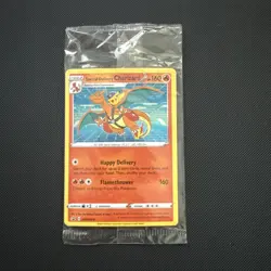 Special Delivery Charizard Black Star Promo Card SWSH075 Sealed - Image 1