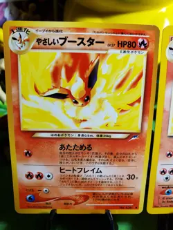 Pokemon TCG Vintage 2000 Neo Destiny Light Flareon 46/105 + Japanese Counterpart - Image 2