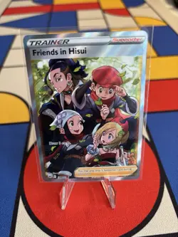 Friends in Hisui Full Art 148/159 SWSH Crown Zenith Rare Holo Pokemon TCG NM - Image 1