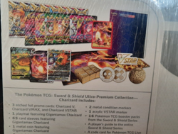 (1) Pokemon TCG Sword & Shield Charizard UPC Ultra-Premium Collection New Sealed - Image 4