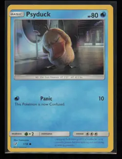 Psyduck 7/18 Pokemon Detective Pikachu Common Near Mint Holo Card - Image 1