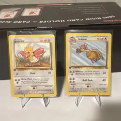 Pokemon Jungle 1st Edition 2 Card Lot Spearow 62/64 Fearow 36/64 - Image 1