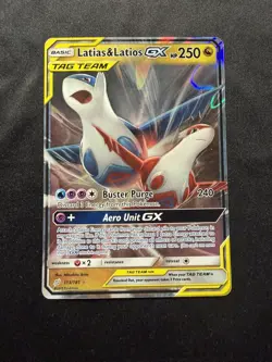 Pokemon Latias & Latios GX 113/181 Tag Team - Team Up LP - Image 1