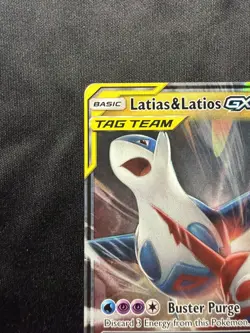 Pokemon Latias & Latios GX 113/181 Tag Team - Team Up LP - Image 2