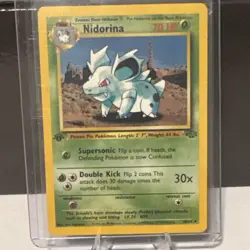 Pokemon Nidorina 40/64 Jungle Regular Uncommon 1999 Stage 1 70HP Unlimited - Image 1