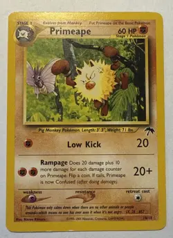 Primeape 18/18 Southern Islands Regular Pokemon TCG Light Play - Image 1