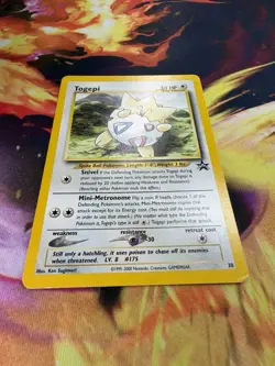 Togepi 30 LP Black Star Promo Non Holo 2000 WoTC Pokemon TCG - Image 2