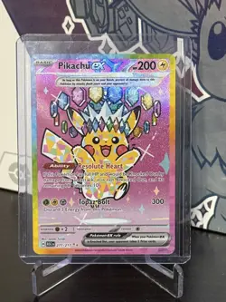 Pikachu EX SIR Pokemon 277/217 Ascended Heroes English NM - Image 1