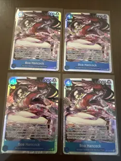 4x Playset ST17-004 Boa Hancock SR One Piece TCG ST17 Starter Deck English - Image 1
