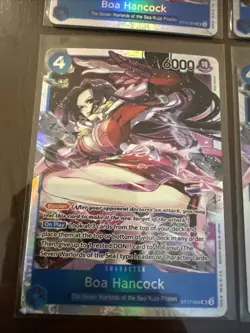 4x Playset ST17-004 Boa Hancock SR One Piece TCG ST17 Starter Deck English - Image 2