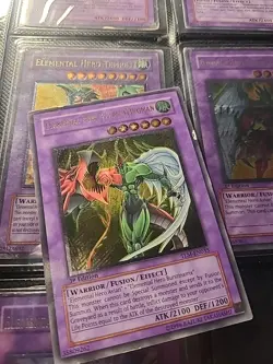 Yugioh Elemental Hero Flame Wingman TLM-EN035 Ultimate Rare 1st Edition - Image 1