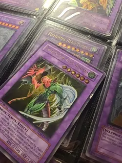 Yugioh Elemental Hero Flame Wingman TLM-EN035 Ultimate Rare 1st Edition - Image 2