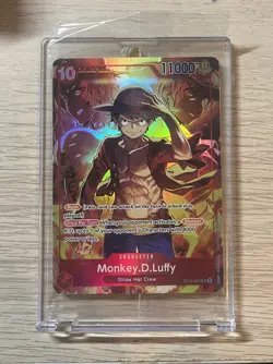 Monkey D. Luffy ST10-006 (Treasure Booster Promo) One Piece TCG Foil SEALED NEW - Image 1