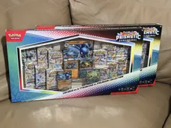 2x Pokemon Prismatic Evolutions Lucario EX and Tyranitar EX Premium Collection - Image 1