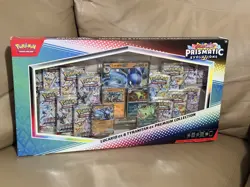 2x Pokemon Prismatic Evolutions Lucario EX and Tyranitar EX Premium Collection - Image 2