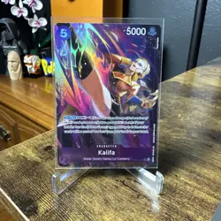Kalifa Parallel Rare EB01-031 Alt Art Memorial Collection One Piece TCG NM - Image 1