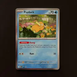 Pokemon TCG Psyduck MEP 007 Mega Evolution Pokemon Blister Promo Cosmos Holo NM - Image 1