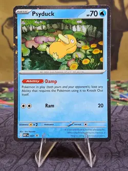 Pokemon TCG Psyduck MEP 007 Mega Evolution Blister Cosmo Holo Promo NM - Image 1