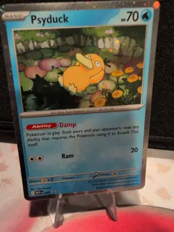 Pokemon TCG Psyduck MEP 007 Mega Evolution Pokemon Blister Promo Cosmos Holo NM - Image 5