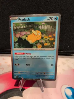 Pokemon TCG Psyduck MEP 007 Mega Evolution Pokemon Blister Promo Cosmos Holo NM - Image 4