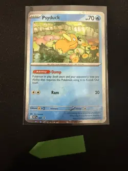 Pokemon TCG Psyduck MEP 007 Mega Evolution Pokemon Blister Promo Cosmos Holo NM. - Image 1