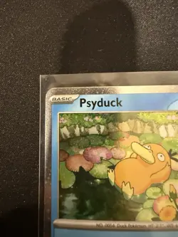 Pokemon TCG Psyduck MEP 007 Mega Evolution Pokemon Blister Promo Cosmos Holo NM. - Image 2