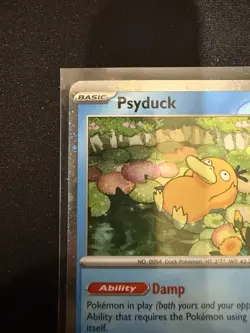 Pokemon TCG Psyduck MEP 007 Mega Evolution Pokemon Blister Promo Cosmos Holo NM - Image 2