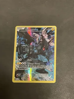 Pokemon TCG Zekrom 2015 XY Black Star Promo Full Art Holo Card #XY76 - Image 1