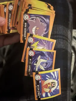 Artbox Series 1 Pokemon Stickers 1999 Vintage, Full Set of 150 Plus Doubles - Image 3