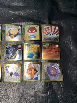 1999 Complete SET POKEMON 18 Gold Rare Sticker R01-R18 Artbox Series 1 RXX - Image 5