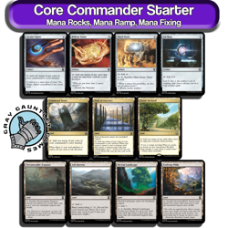 Core Commander Starter Kit MTG Bundle EDH Staples Mana Rock Ramp Magic Lot Pack - Image 1