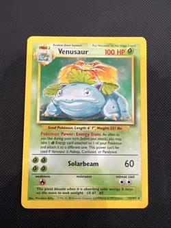 Pokemon TCG - Venusaur 15/102 - Holo Unlimited - Base Set Unlimited WOTC NM - Image 1