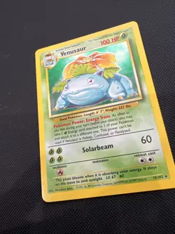 Pokemon TCG - Venusaur 15/102 - Holo Unlimited - Base Set Unlimited WOTC NM - Image 4