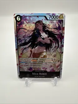 One Piece Card Game Nico Robin OP12-087 Super Rare NM English - Image 1