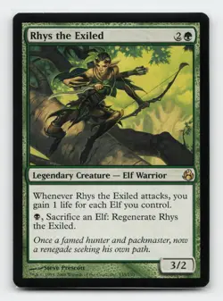 Rhys the Exiled Commander: Kaldheim Magic The Gathering MTG Card - Image 1