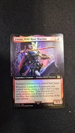Firion, Wild Rose Warrior (Foil Extended Art) R FINAL FANTASY 459 NM - Image 1