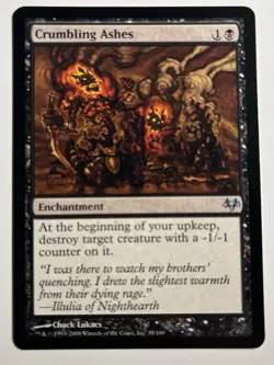 MtG Crumbling Ashes EVE Eventide Magic the Gathering - Image 1