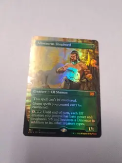 MTG: Double Masters: Allosaurus Shepherd (Borderless) (Foil) (LP) - Image 2