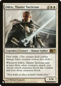 1x Odric, Master Tactician NM Eng MTG - The List - Image 1