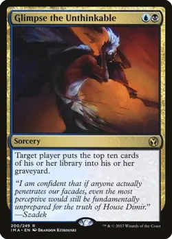 1x Glimpse the Unthinkable NM Eng MTG - Iconic Masters - Image 1