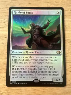 1x Guide of Souls Modern Horizons 3 Foil rare 0029 NM x1 - Image 1